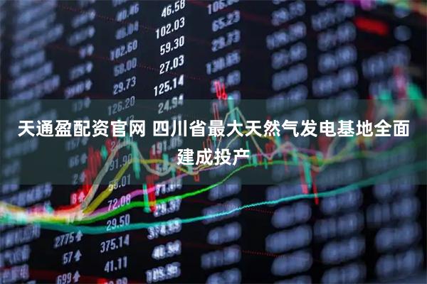 天通盈配资官网 四川省最大天然气发电基地全面建成投产